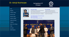Desktop Screenshot of abhijitmukherjee.info