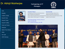 Tablet Screenshot of abhijitmukherjee.info